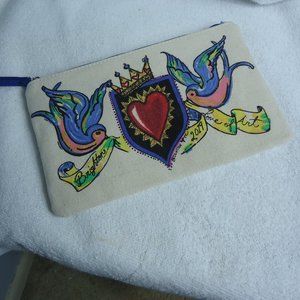 Brighton 2019 Love of Art Canvas Clutch Pouch Bag